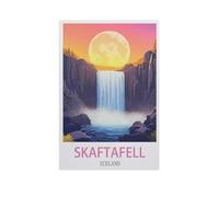 BEAYODKP Peinture par Numero Kits Brosses et peintures acryliques，Skaftafell, Islande，Adultes Enfants Seniors Débutant Cadeau de Peinture（30x40cm） 11.8x15.7 pouces-FY6