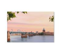 BEAYODKP Peinture par numéros pour adultes et enfants débutants,France - Toulouse,Peinture par numéros sur toile avec pinceaux et pigments acryliques - Facile à peindre pour décoration(40x50cm)-A70