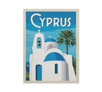 BEAYODKP Plaque en métal vintage，Moyen-Orient, Chypre，pour cafés, bars, pubs, magasins, décoration murale amusante et rétro pour homme et femme(20x30cm 8x12 inch-BM6