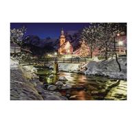 BEAYODKP Plaque en métal vintage，Ramsau de Noël，Vintage Art Sign Home Kitchen Bar Cafe Club Cave Décoration Tin Sign(15x30cm 6x12 inch-Z61