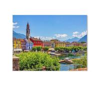 BEAYODKP Plaque humoristique en métal，Ascona，Décoration murale d'intérieur pour cuisine, boulangerie, café, bar, ferme, restaurants, café(20x30cm 8x12 inch-AG10