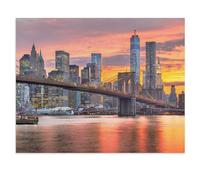 BEAYODKP Plaque humoristique en métal，East River au crépuscule，Décoration murale d'intérieur pour cuisine, boulangerie, café, bar, ferme, restaurants, café(30x40cm 12x16 inch-Y54