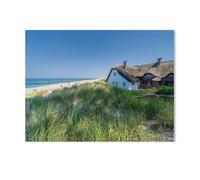 BEAYODKP Plaque humoristique en métal，Mer Baltique, Fischland-Darß，Décoration murale rétro pour maison, cuisine, salle à manger, bar, café, restaurant, club, grotte(30x40cm 12x16 inch-AC27