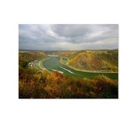 BEAYODKP Signe Métal Vintage，Loreley, le Rhin，Rétro Peinture Plaque Signe En Fer Décor Mural Art Mural Suspendu Pour Salon Maison Café Décoration Noël Cadeau(20x30cm 8x12 inch-AR49