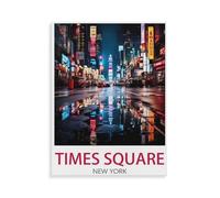 BEAYODKP Times Square New York,Peinture par Numero Adulte, Cadeau de Peinture à l'huile de Bricolage numérique pour Enfants Adultes Peindre par Nombre Kits(20x30cm-O25