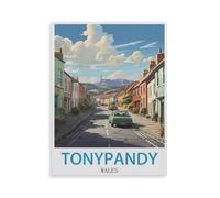 BEAYODKP Tonypandy (Pays de Galles),Peinture diamant adulte 5D Point De Croix Broderie Diamond Painting Kits Salon Chambre Décoration(50 x 60 cm/19.68 x 23.62 pouces)-GS27