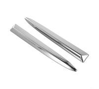 BEAZOOM 1 paire de moulures chromées pour grille supérieure Fiat 500 2007-2015 Numéro OEM 735455041 735455042, matériau plastique, installation facile