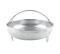 BEAZOOM 304 pour panier vapeur en acier inoxydable 22,5 cm, pour grille vapeur robuste avec poignée et pieds trépied, casseroles de cuisine et autocuiseurs