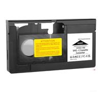 BEAZOOM Adaptateur motorisé pour VHS C pour lecture de magnétoscope standard - Convertisseur de cassette compact avec une touche de contrôle pour vieilles vidéos 18,5 x 10,5 cm