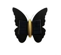 BEAZOOM Applique murale solaire en forme de papillon IP65 étanche pour jardin, balcon, porte, décoration intérieure et extérieure
