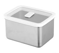 BEAZOOM Boîte de fermentation en plastique pour pâte à pizza avec couvercle transparent antigel, joint hermétique et sans fond pour faire cuire le pain (1500 ml)