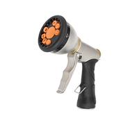 BEAZOOM Buse de tuyau d'arrosage robuste, 9 modes de pulvérisation en alliage de zinc avec clip de verrouillage, pulvérisateur d'eau haute pression anti-fuite pour lavage de voiture et arrosage des