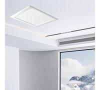 BEAZOOM Cache de port d'inspection en ABS blanc 150 x 150 mm Panneau d'accès mural pour plomberie CVC Entretien électrique