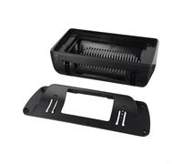 BEAZOOM Cadre de montage d'autoradio pour tableau de bord 2 DIN 9" 10" pour écran Android, kit de garniture en plastique ABS pour mise à niveau audio, noir (25,4 cm)