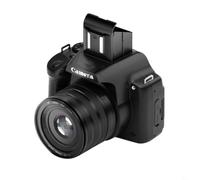 BEAZOOM Caméra de vlogging 68MP avec vidéo 4K 60FPS, zoom numérique 28x et écran LCD rabattable de 2,8", appareil photo numérique portable de voyage, noir