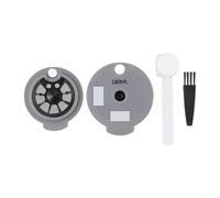 BEAZOOM Capsule de café rechargeable, couvercle de 60 ml, 180 ml, cuillère et brosse pour Bosch pour Tassimo