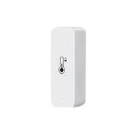 BEAZOOM Capteur de température et d'humidité pour Tuya pour Zigbee, moniteur à distance compatible avec Google Assistant, pour Compact White Design Home (WIFI)
