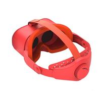 BEAZOOM Casque VR rouge et blanc pour Nintendo Switch, lentille réglable et sangle de tête, matériau ABS pour une lecture étendue (orange et bleu)