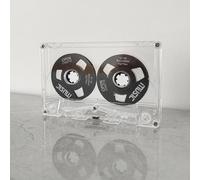 BEAZOOM Cassette double face vierge d'enregistrement de 50 minutes, boîtier audio portable en ABS pour mémos vocaux, conférences, pour compact 13 x 8 x 3 cm