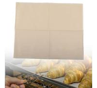 BEAZOOM Chiffon anti-farine pour la cuisson - 60 x 90 cm - Tissu à lever en lin réutilisable et lavable à 40 °C - Idéal pour pain, baguettes et rouleaux