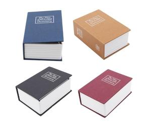 BEAZOOM Coffre-fort dictionnaire sécurisé avec serrure à combinaison pour