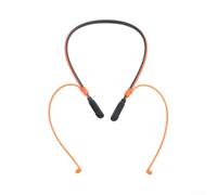 BEAZOOM Corde de course à pied pour AirPods anti-chute | Aimants puissants intégrés, verrouillage sécurisé autour du cou, empêche les écouteurs de tomber, matériau en silicone, noir