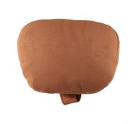 BEAZOOM Coussin d'appui-tête de voiture en daim, support de cou doux pour Mercedes Classe S et tous les véhicules, coussin de conduite ergonomique pour réduire la fatigue, beige (couleur café)