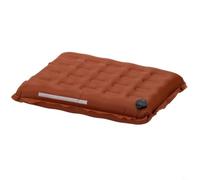 BEAZOOM Coussin de siège de camping gonflable portable de 7 cm d'épaisseur ultra léger avec bande de sécurité (marron)