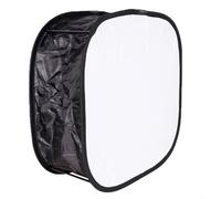 BEAZOOM Diffuseur de lumière portable de 23 cm pour panneau LED Yongnuo YN600L YN300, modificateur de lumière pliable avec sac de transport pour photographie en studio (noir)