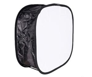 BEAZOOM Diffuseur de lumière portable de 23 cm pour panneau LED Yongnuo YN600L YN300, modificateur de lumière pliable avec sac de transport pour photographie en studio (noir)