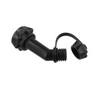 BEAZOOM Double bidon à bec verseur sécurisé, bouchon de fermeture en plastique anti-fuite, installation facile, couvercle distributeur d'huile et de vinaigre de cuisine, 1 paquet