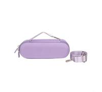 BEAZOOM Étui de transport pour DJI pour Osmo Pocket 4P, pochette de rangement rigide résistante aux chocs, organiseur léger en polyuréthane pour équipement photo (violet + sangle)
