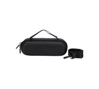 BEAZOOM Étui de transport pour DJI pour Osmo Pocket 4P, pochette de rangement rigide résistante aux chocs, organiseur léger en polyuréthane pour équipement photo (noir + sangle)