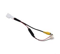 BEAZOOM Faisceau de câblage de caméra de recul à 4 broches pour Toyota, câble adaptateur de rétention pour remplacement du système de capteur de stationnement de secours 22,5 cm