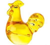 BEAZOOM Figurine de coq et poule de luxe - Statue décorative pour la maison, le bureau, le mariage (B)