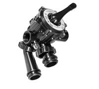 BEAZOOM Filtre à sable à valve multiport en ABS de 2,3 cm à montage latéral, compatible avec SPX0710X32, pour HAYWARD S200 S240 Noir