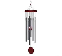 BEAZOOM Grand carillon à vent pentatonique en aluminium de 81,3 cm, son apaisant pour extérieur, terrasse, jardin