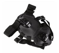 BEAZOOM Harnais de caméra de sport pour chien, réglable pour gilet en ABS souple avec fixation sécurisée sur la poitrine et le dos, pour support de caméra d'action compact pour animaux domestiques