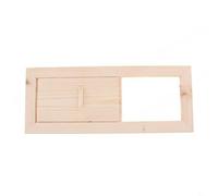 BEAZOOM Hemlock Curseur de ventilation réglable en bois pour sauna 34 x 13,5 cm