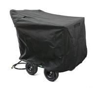 BEAZOOM Housse de dévidoir de tuyau d'arrosage robuste en tissu 420D résistant aux intempéries pour chariot extérieur 39L x 28l x 39H Noir