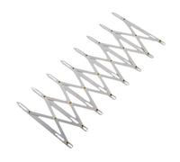 BEAZOOM Jauge de couture en aluminium pour espacement équilatéral, marquage de boutonnière et de plis, localisateur de rideau réglable 16 cm