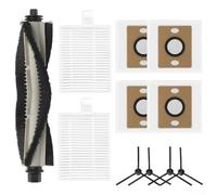 BEAZOOM Kit complet de remplacement pour A30 Pro : 1 brosse + 4 brosses latérales + 2 filtres + 4 sacs à poussière 3,3 l