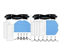 BEAZOOM Kit d'accessoires de nettoyage comprenant une brosse principale, des serpillères lavables et des brosses latérales pour aspirateurs robotiques EZVIZ RE4, RE4 Plus, RE5, RE5 Plus