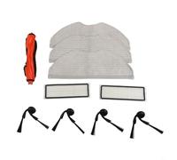 BEAZOOM Kit d'accessoires de nettoyage de rechange pour robot Xiaomi S40OV81 pour aspirateur, comprend une brosse principale, des brosses latérales, des filtres et un chiffon de nettoyage (A)