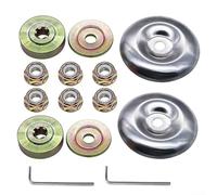 BEAZOOM Kit de 14 pièces de rechange pour tondeuse à gazon avec couvercles et écrous M10 pour tracteur de jardin