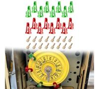 BEAZOOM Kit de minuterie de piscine pour InterMatic T100 Series, 156T1978A Cadran de rechange avec 8 modes marche/arrêt Rouge/vert