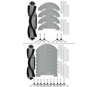 BEAZOOM Kit de remplacement pour brosse principale, brosses latérales, filtres et serpillères pour MONSGA MR1, XIEBro HR1010, robot ONSON HR1010 pour aspirateur B
