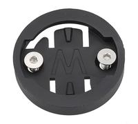 BEAZOOM Kit d'insertion de support d'ordinateur de vélo pour Wahoo Bryton pour Cateye, adaptateur de support de chronomètre ABS avec vis, noir (W)
