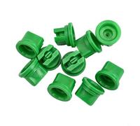 BEAZOOM Lot de 10 buses de pulvérisation en forme d'éventail pour économie d'eau - Pour utilisation agricole de jardin (vert)