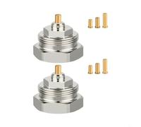 BEAZOOM Lot de 2 adaptateurs de valve thermostatique en laiton M30 x 1,0 à M30 x 1,5 pour thermostat intelligent Oventrop